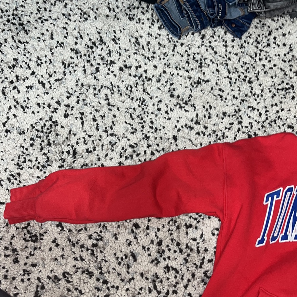 Tommy jeans men’s small red hoodie - Picture 3 of 5